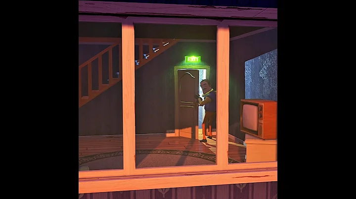 What Is My Neighbor Hiding☠️ #helloneighbor #edit #viralshorts #like #valepro