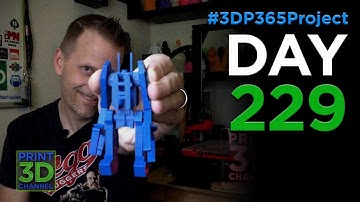 #3DP365Project - Day 229 - Mini Power Loader - MatterHackers & gCreate3d