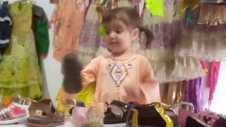 MY Cute Funny Daughter Select Shose For Eid Al Fitr of 2024 viral cute daughter select babygir