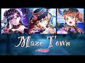 Maze Town - A・ZU・NA [FULL Kan/Rom/Eng + COLOR CODED Lyrics] | Love Live