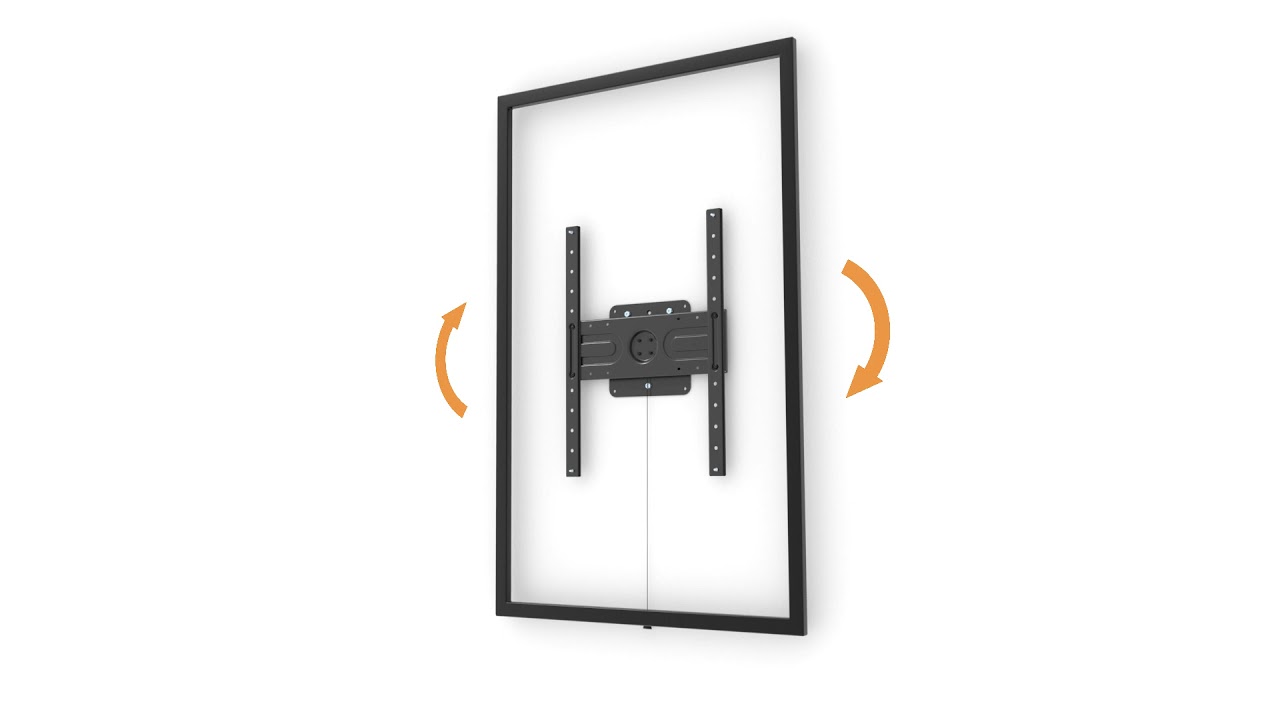 Monoprice Commercial Series Portrait and Landscape Rotating 360 Degree Low-Pro Fixed Wall Mount