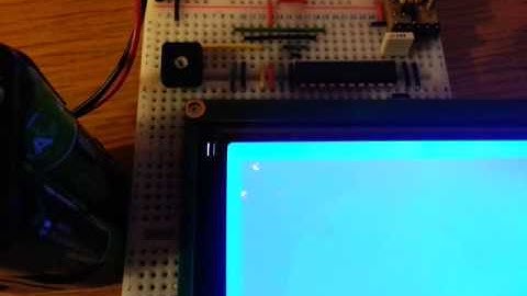 Picaxe 20x2 running Game of Life @16MHz on 128x64