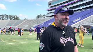 ECU HC Blake Harrell spring ball practice interview 4-4-25