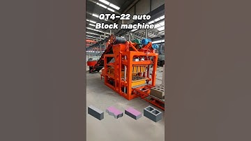 QT4-22 automatic block machine #brickmachine #blockmachine #concretebrickmachine #cementbricks