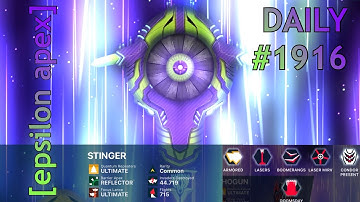 SPEED RUN: 🟣 purple lasers 💪 - Stinger [epsilon apex] - daily #1916 - Phoenix II - Marshal S4