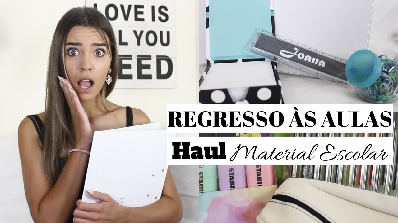 REGRESSO ÀS AULAS Ep. 2 : HAUL DE MATERIAL ESCOLAR 2018/2019 | Joanna Pratas