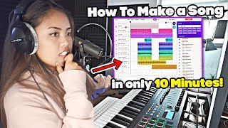 HOW TO MAKE A SONG IN ONLY 10 MINUTES!!