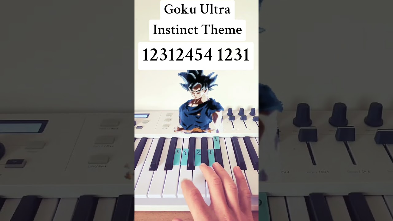 Goku Ultra Instinct THEME - PIANO 