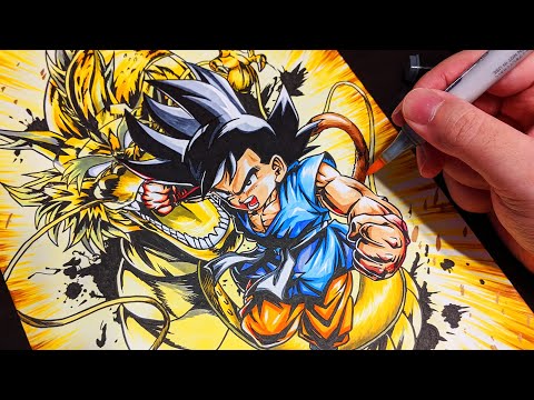 ドラゴンボール超 ブロリー 絵 描いてみた 劇場版 イラスト Drawing Broly Youtube