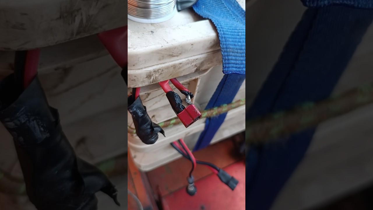 Как я паяю разъемы в полевых условиях зажигалкой DIY