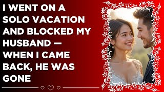 I Went on a Solo Vacation and Blocked My Husband — When I Came Back, He Was Gone 💔 #Storytime