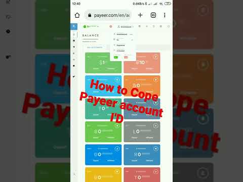 Payeer Account I'D Number Check | Payeer ID Cope | KP Income Tech