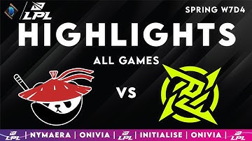 AL vs NIP ALL GAMES Highlights | LPL 2025 Split 2 | Anyone
