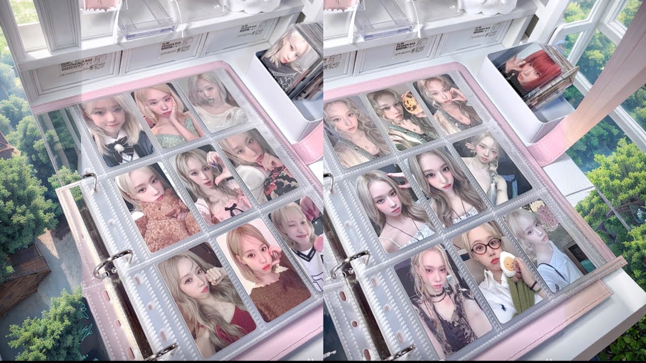 沉浸式整理卡册丨收纳117张冬卡#xxxifs#开箱#沉浸式