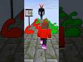 JJ and Mikey and JJ Sister VS Scream Run Challenge - Maizen Minecraft Animation #shorts #minecraft