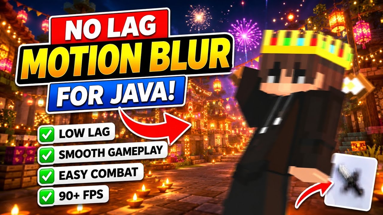 Motion Blur For Java Highest FPS Game Like @LivingLegendOP - YouTube