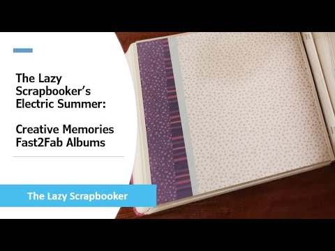 The Lazy Scrapbooker's Completed Albums using Creative Memories 