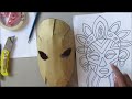 3D CARDBOARD MASK