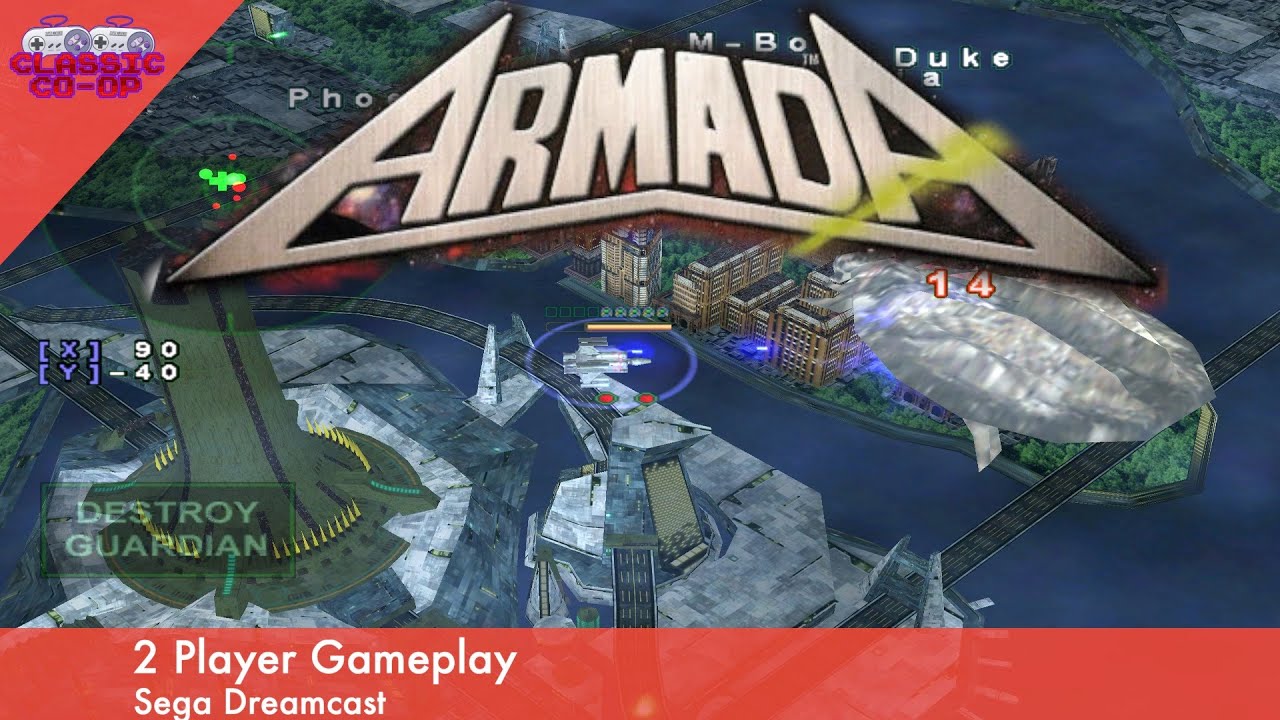 Armada Gameplay 2 Player Coop Sega Dreamcast YouTube