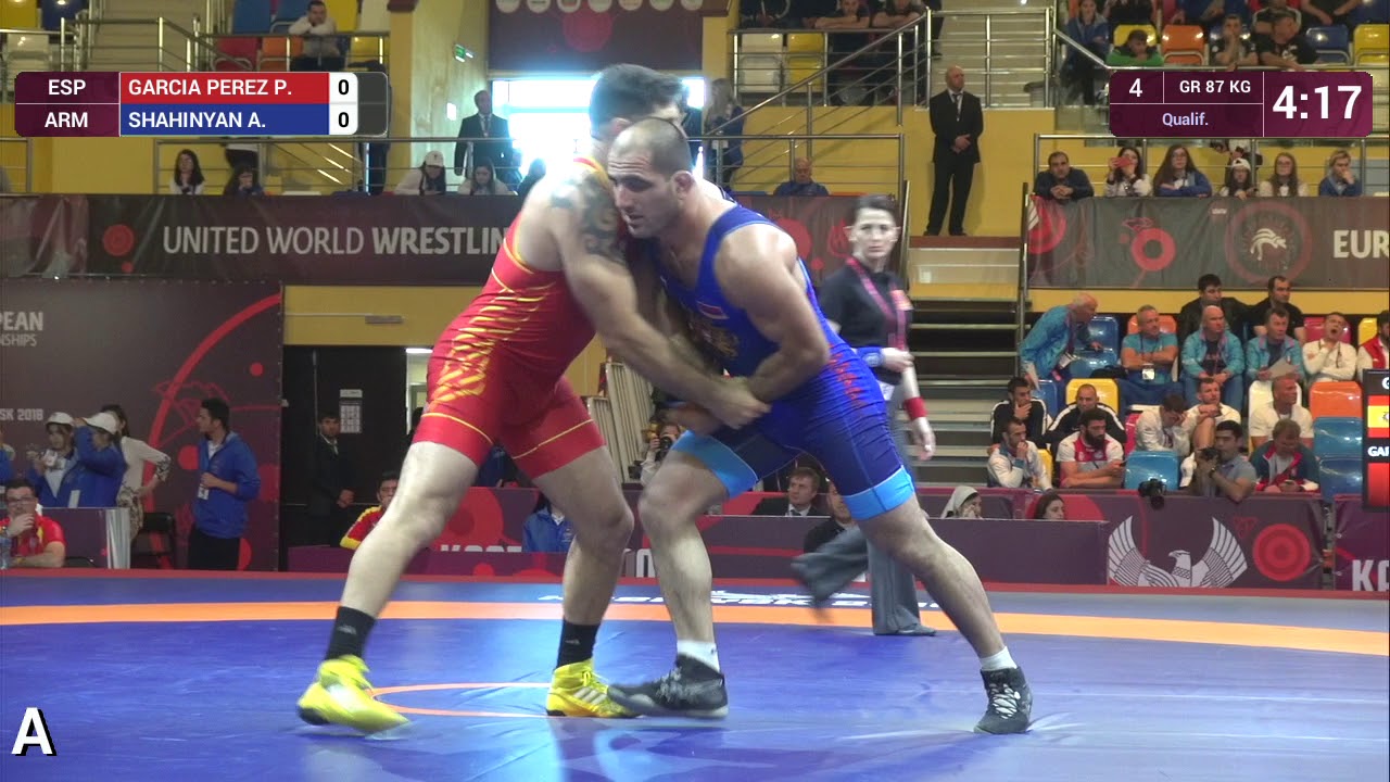 Qual. GR - 87 kg: P. GARCIA PEREZ (ESP) v. A. SHAHINYAN (ARM)