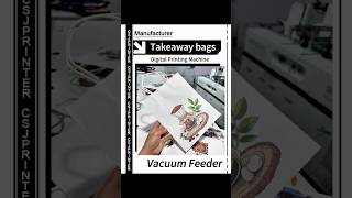 Bag to bag digital printer with vacuum feeder, automatic paper bag digital printing machine
