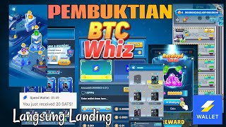 PEMBUKTIAN BTC WHIZ ASLI LEGIT - APLIKASI PENGHASIL SATOSHI BITCOIN - BTC MINING SPEED WALLET screenshot 5