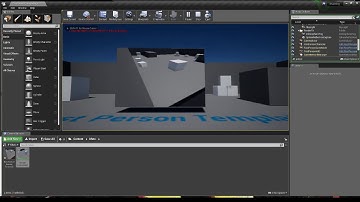 ue4 security camera test