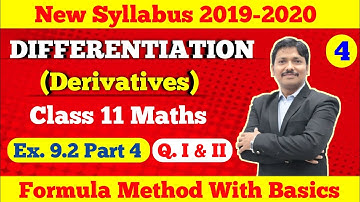 Differentiation Ex.9.2 Part 4 | Class 11 Maths | Maharashtra Board | Dinesh Sir