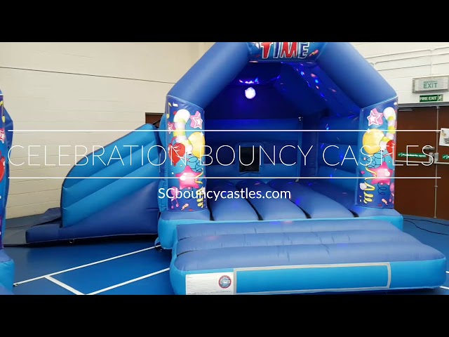 Celebration Bouncy Castle Hire by Sheffield and Chesterfield Bouncy Castles