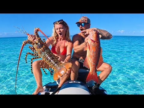 Hunting Underwater for Seafood - Secret Crayfish Recipe 🦞