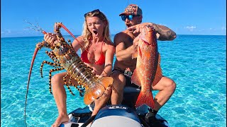 Hunting Underwater for Seafood - Secret Crayfish Recipe 🦞