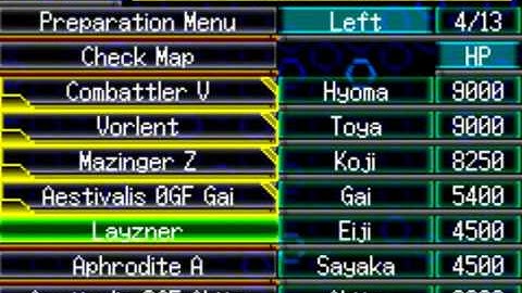 Super Robot Wars J Toya ch 4 part 1