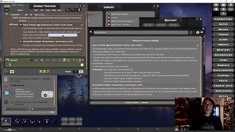 Fantasy Grounds Unity: Creature Automation Example, Necrophidius (Pathfinder 2)