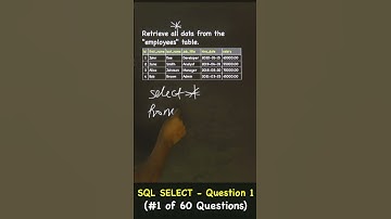 SQL Select Statement - Q & A (#1 of 60 Questions)