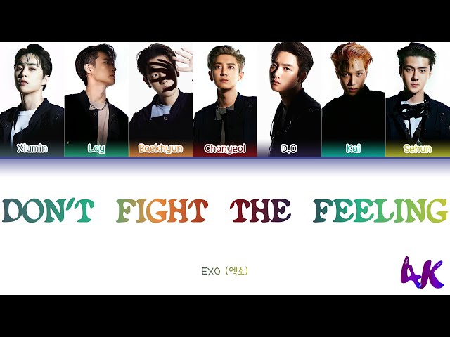 EXO (엑소) _ 'Don't fight the feeling' (Color-Coded Lyrics Han/Rom/Eng) class=