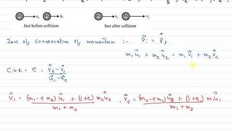 A ball moving with velocity 2m/s collides head on with another stationary ball of double the mass.