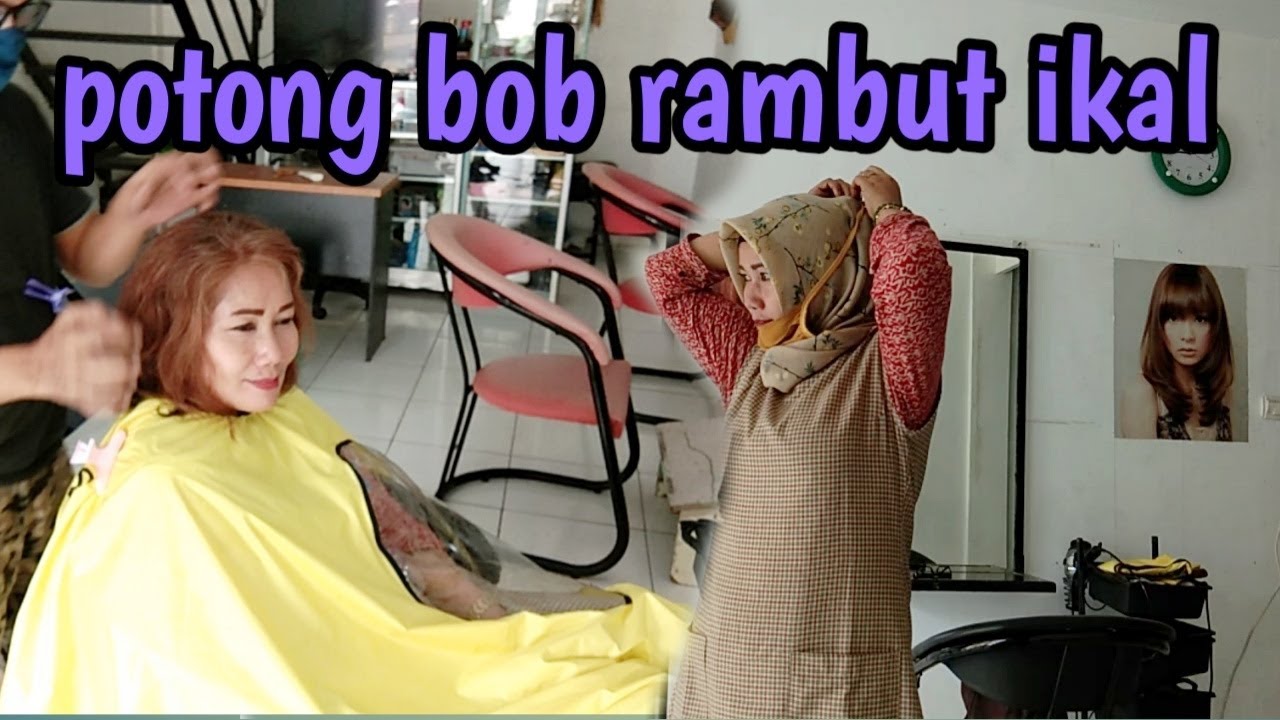 tante rambut ikal dibob