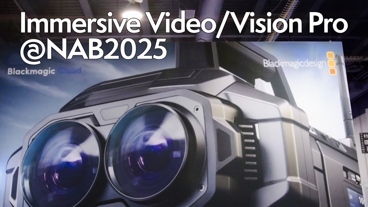 Immersive/Spatial Video For Vision Pro @NAB2025, where we are headed!