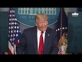 President Trump Holds a Press Briefing