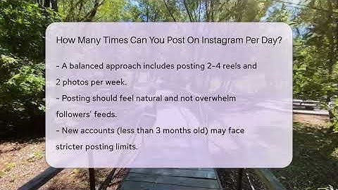 How Many Times Can You Post On Instagram Per Day? - Everyday-Networking