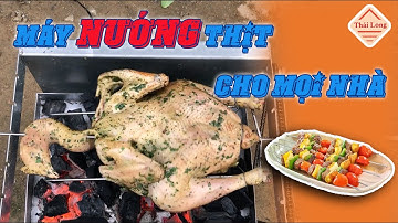 Máy nướng thịt mini 5 xiên cho mọi nhà | Máy Thái Long