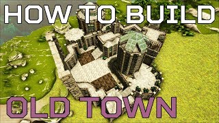 🦄 Old Town HOW TO BUILD Valguero PVE  | Ark Survival [NO MODS] (speedbuild)