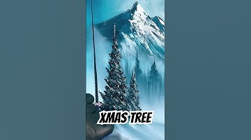#HowToPaint #ChristmasTree #paintwithjosh #bobross #shortsart #shortsfeed #shortsviral #artshorts