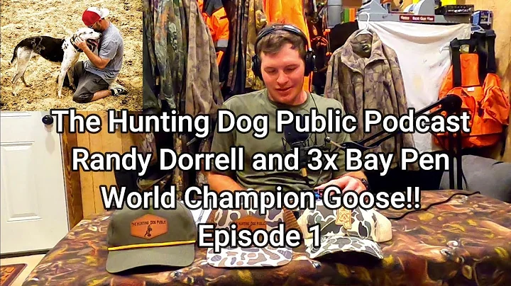 Randy Dorrell and 3x Bay Pen World champion Goose!...
