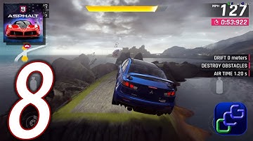 ASPHALT 9 Legend Android iOS Walkthrough - Part 8 - Career: Chapter 1: Class D Rookie