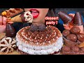 ASMR ICE CREAM CAKE, MAGNUM BOMBONIERA CHOCOLATE ICE CREAM, ICE CREAM CONE MASSIVE Eating Sounds