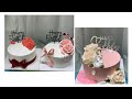 Trang trí BÁNH KEM HOA cực dễ | decorating flower cake | Dieulinhcake