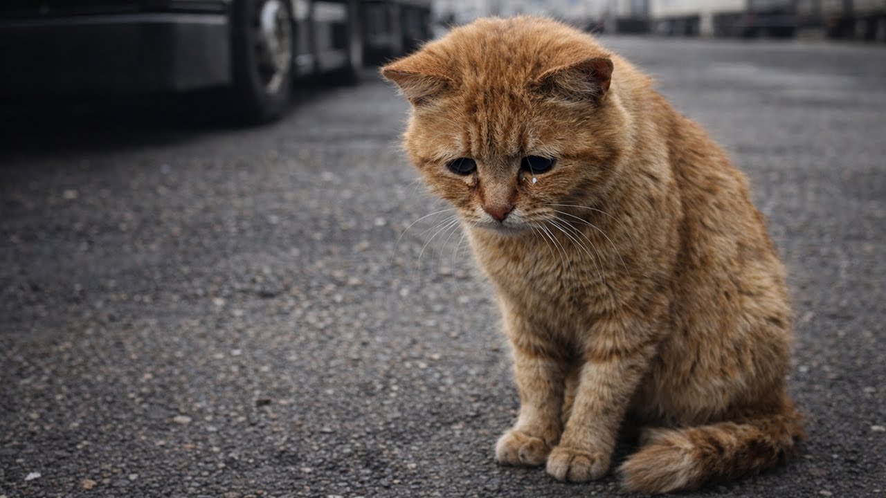 «Не жди, он не придёт». Курьер каждый день видел верную кошку и однажды не выдержал...