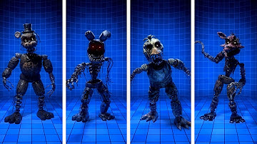 FNAF The Joy of Creation Animatronics Workshop Animations