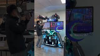 Pengxing Factory Price 2-Seat 9D VR Shooting Game Machine for Shopping Malls